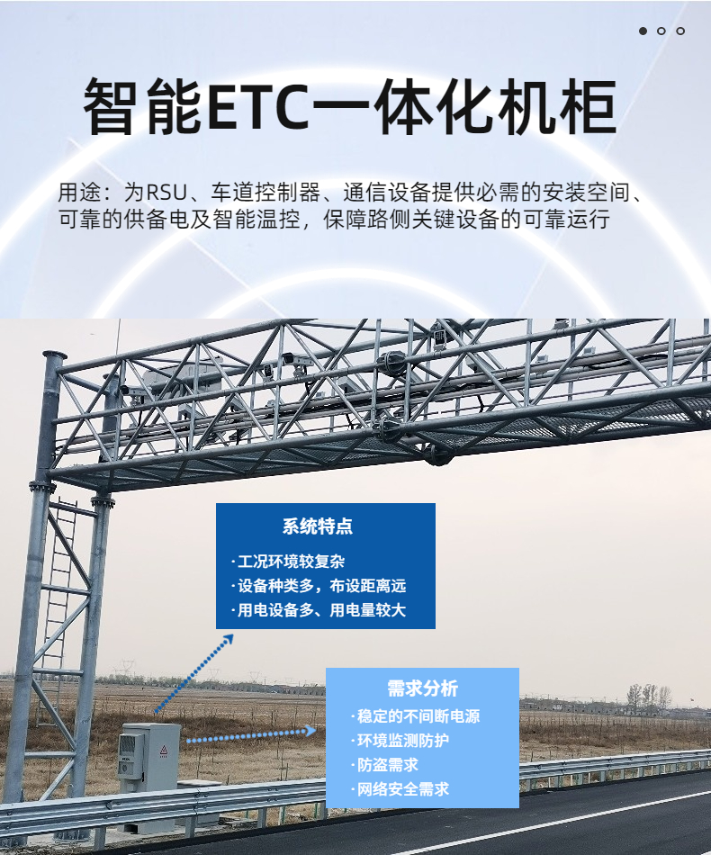 高效出行：高速公路智能ETC一體化機柜，保障ETC門架系統穩定運行